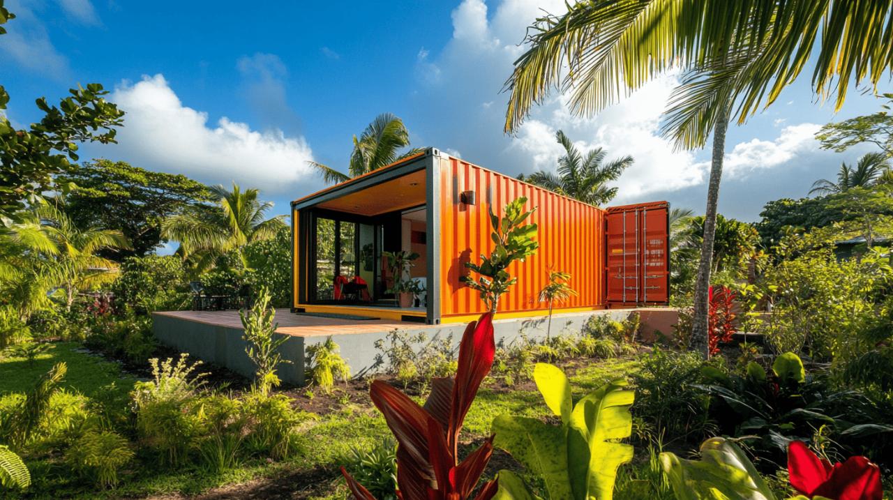 Container aménagé en Guadeloupe : solutions modulaires et écologiques qui transforment l’habitat antillais